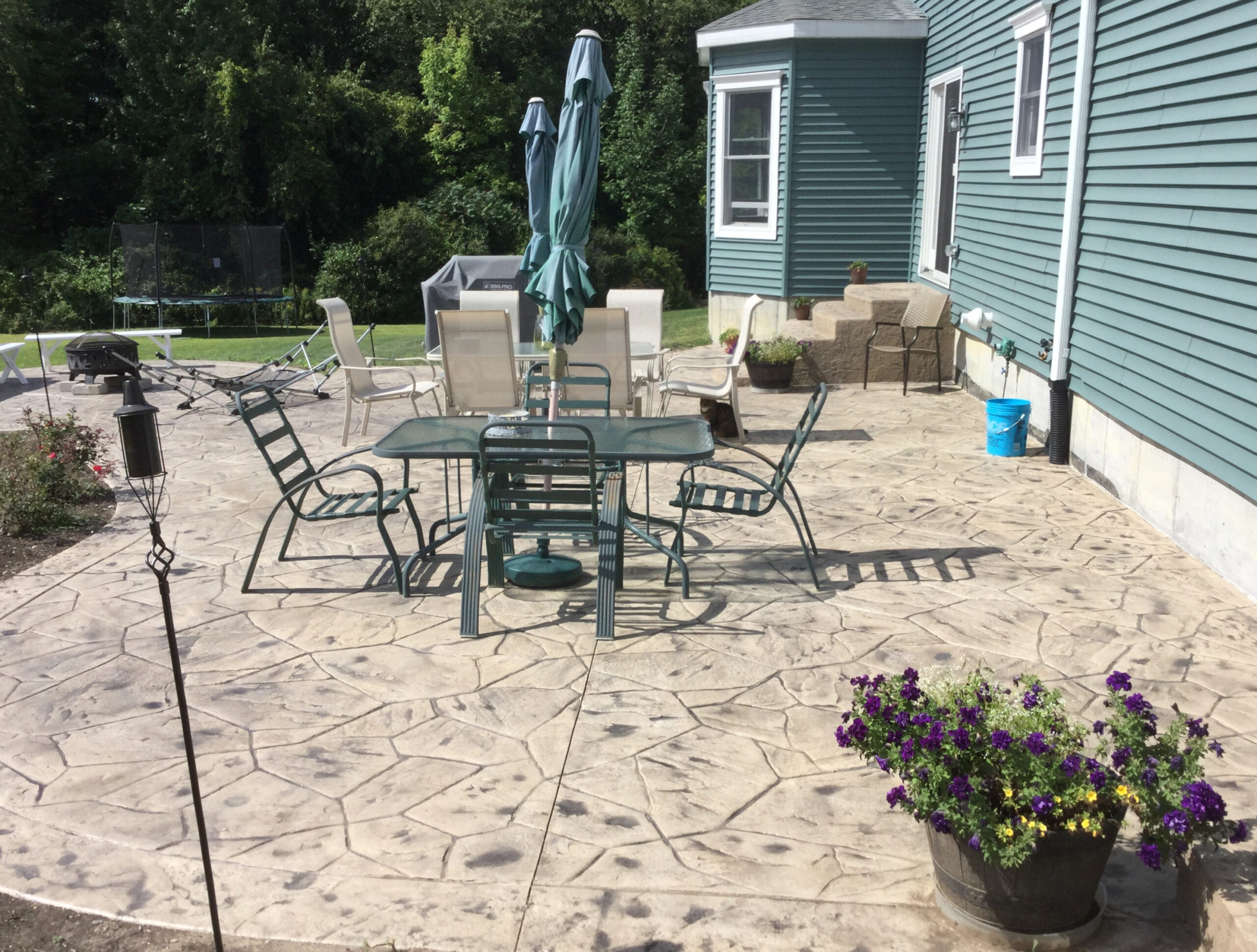 Stamped Patio